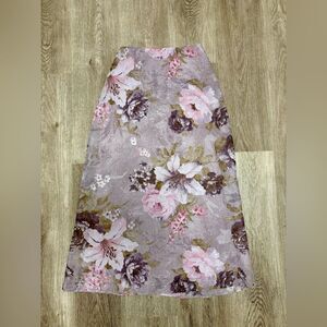 Vintage Dressbarn Floral Maxi Skirt I2